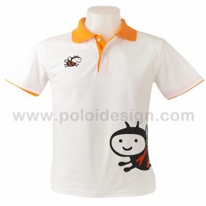 เสื้อโปโล สีขาว บริษัท Toyota Buzz